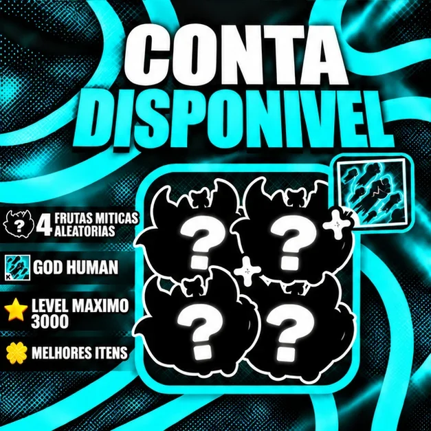 『 🎲 』 4 FRUTAS MÍTICAS ALEATÓRIAS + GODHUMAN