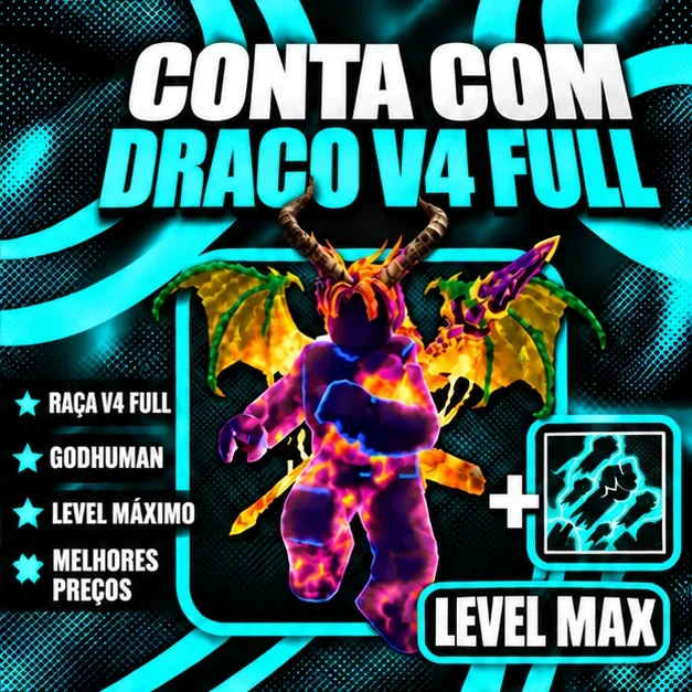 『 🧬 』 DRACO V4 FULL + GODHUMAN + LEVEL MÁX