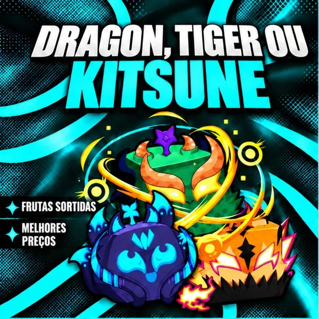 『 🎲 』 DRAGON, TIGER OU KITSUNE GARANTIDA