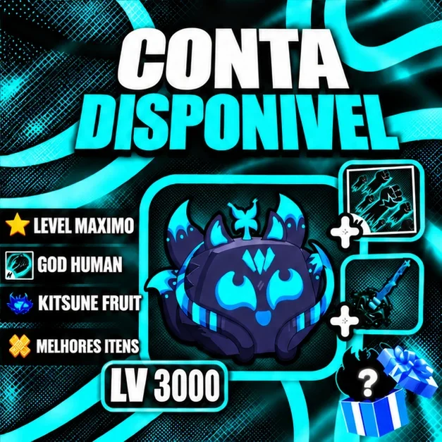 『 🦊 』 KITSUNE FRUIT + GODHUMAN + LEVEL MÁX
