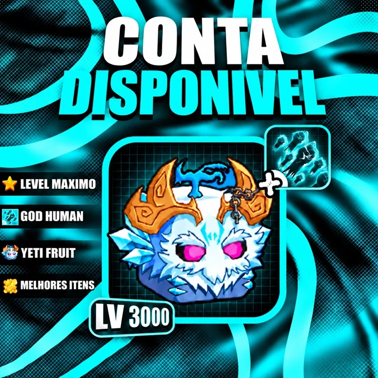 『 ❄️ 』 YETI FRUIT + GODHUMAN + LEVEL MÁX